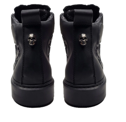 Classic Mid Top Piel Negro