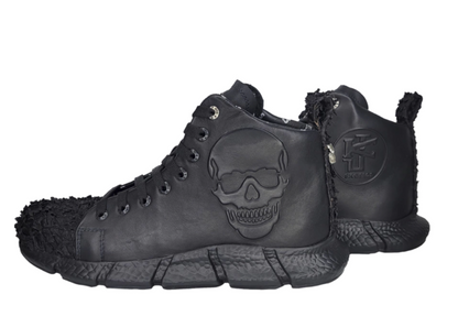 Mid Top Runner Negro Pescado