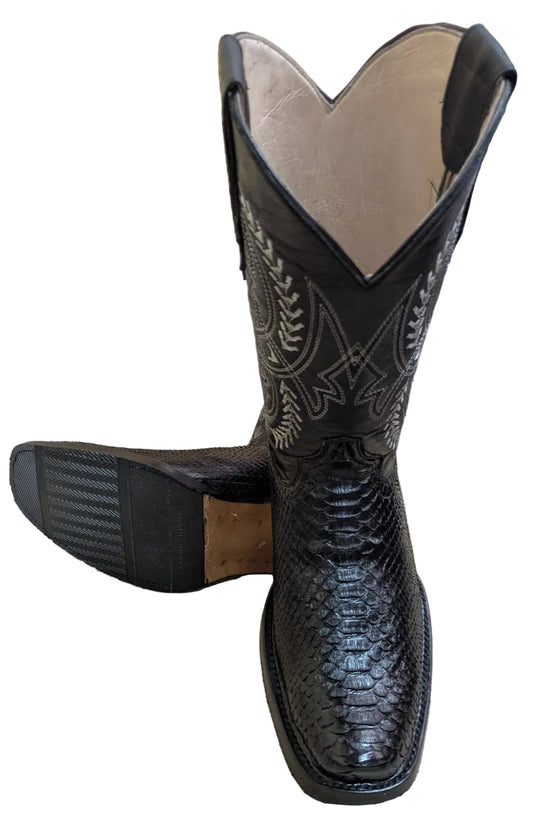 Bota Pitón Dubai Negra
