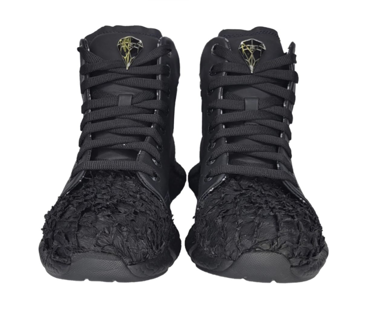 Mid Top Runner Negro Pescado