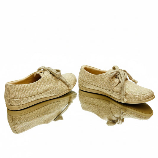 Flats con agujetas Natural