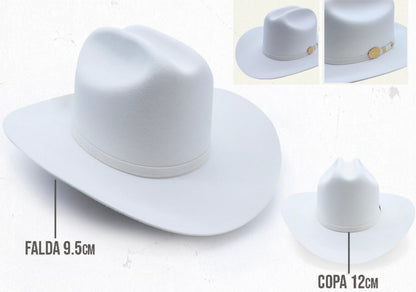 Morcon 500X 8 Pelo Castor Fina Blanca