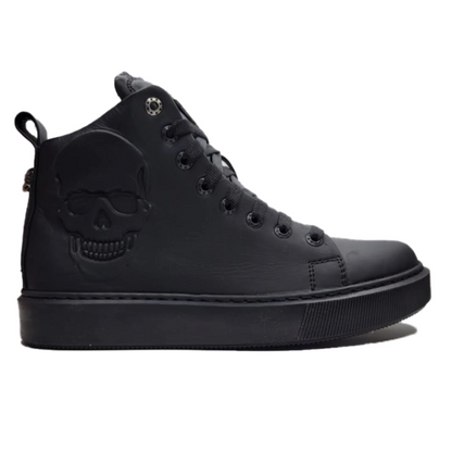 Classic Mid Top Piel Negro
