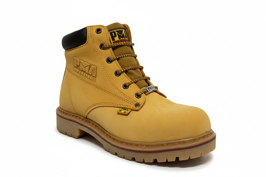 Bota Nobuck/Miel con Casco de Acero