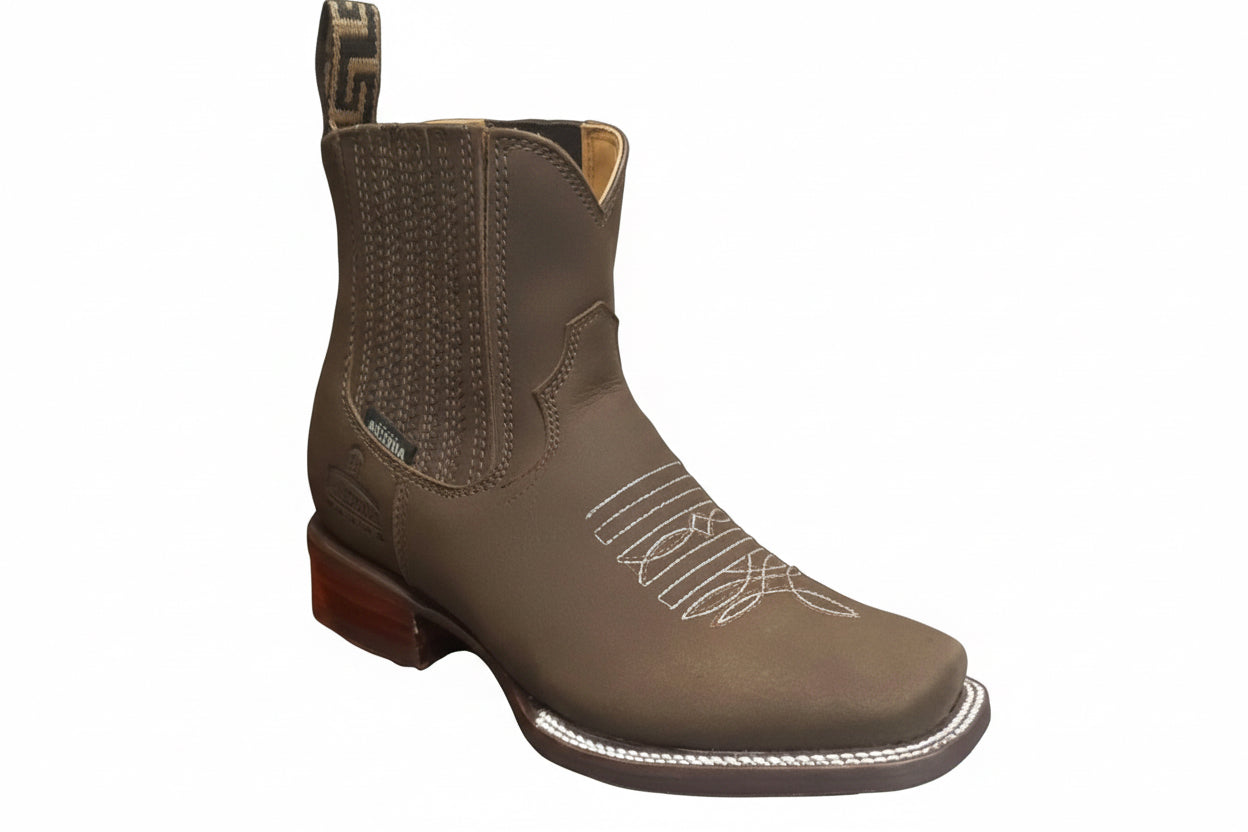 Nubuck Bordado Latte