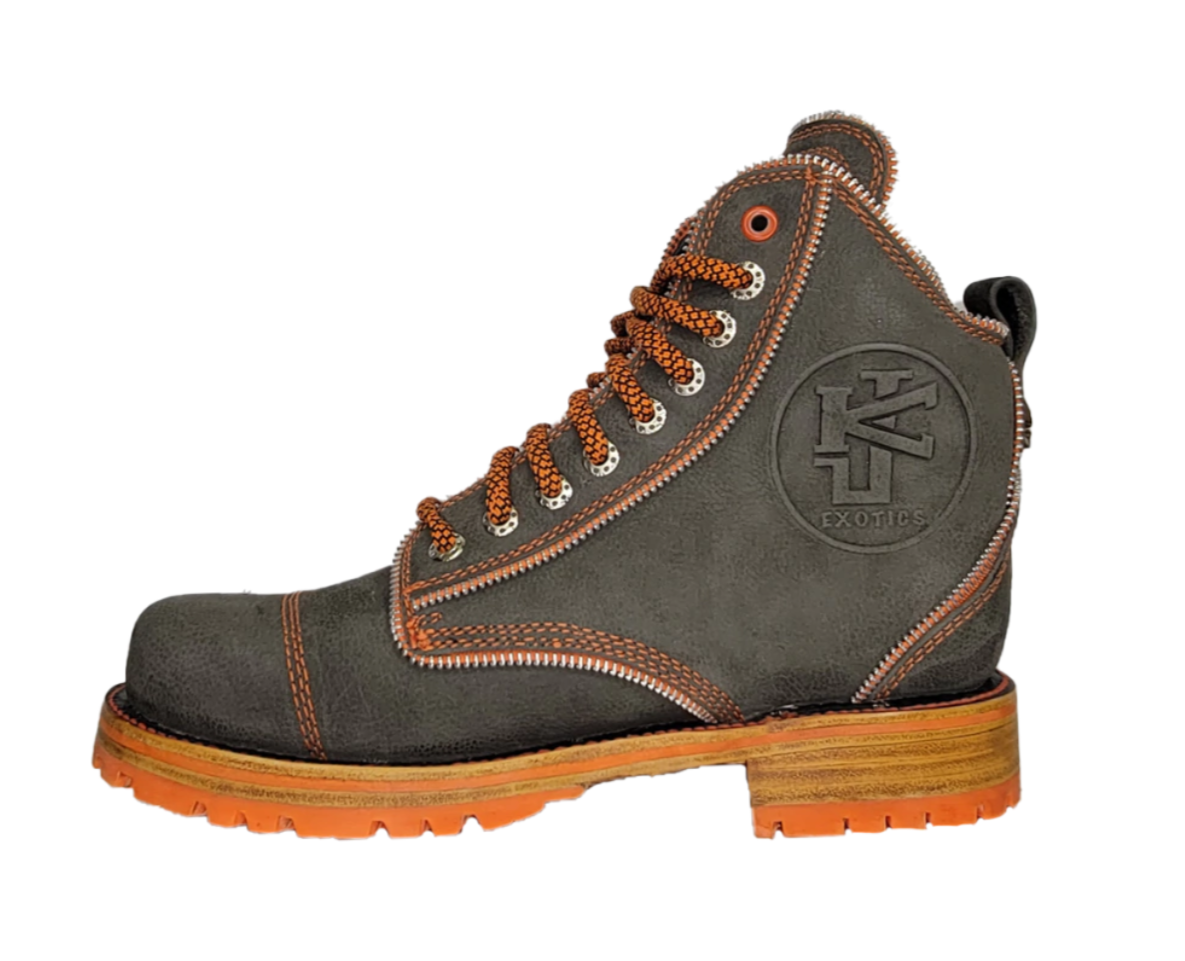 Mid Top Detalle Naranja