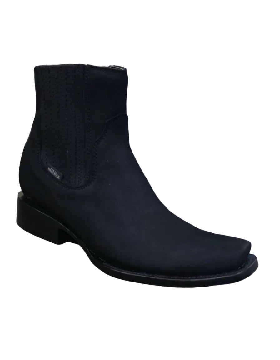 Nubuck Negro Liso