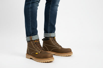 Bota Crazy/Café sin Casco