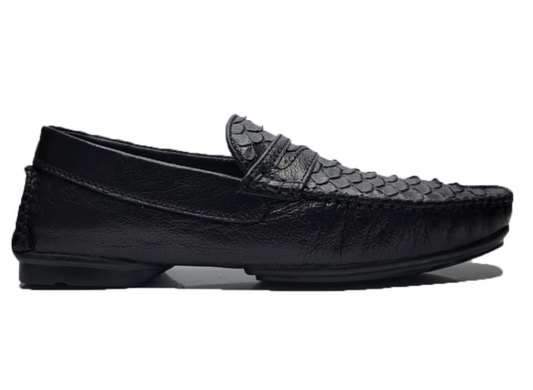 Loafer Pitón Negro