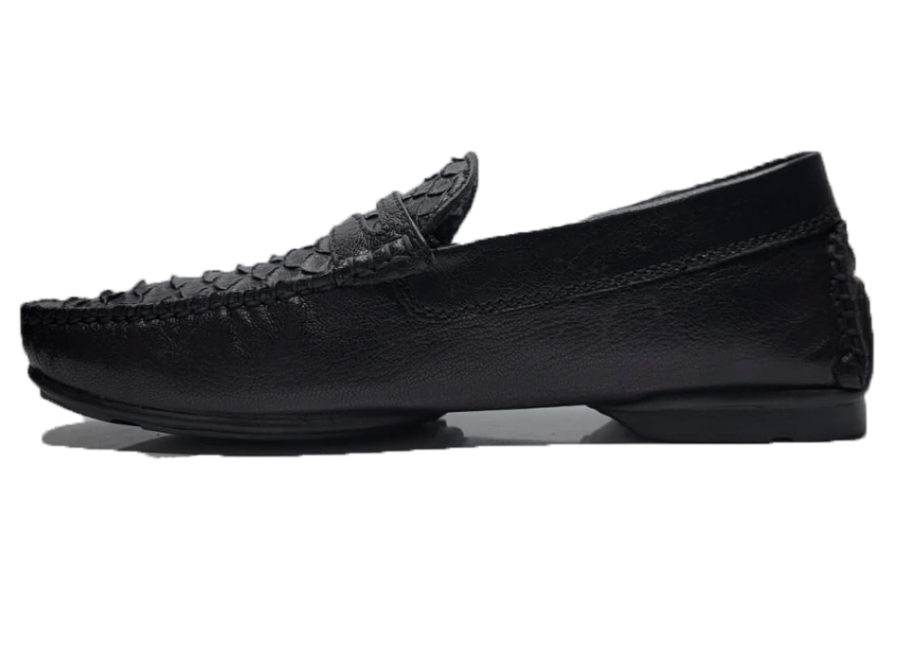Loafer Pitón Negro