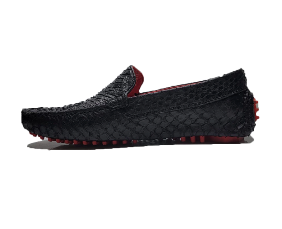 Mocasin Lagarto Negro