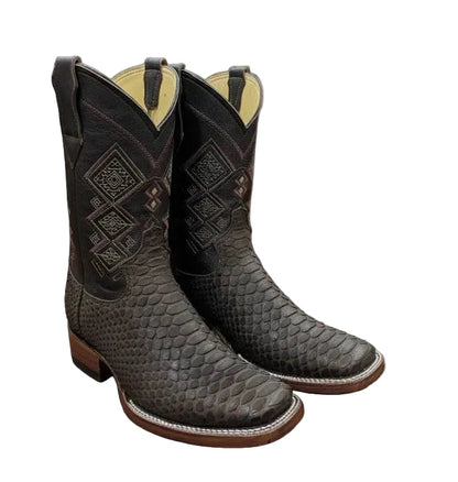 Bota Bulldog Pitón Chocolate