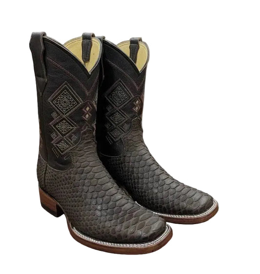 Bota Bulldog Pitón Chocolate