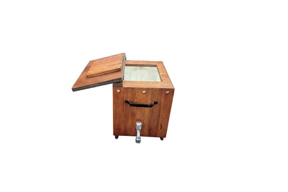 Hielera 10 Litros con Madera de Pino